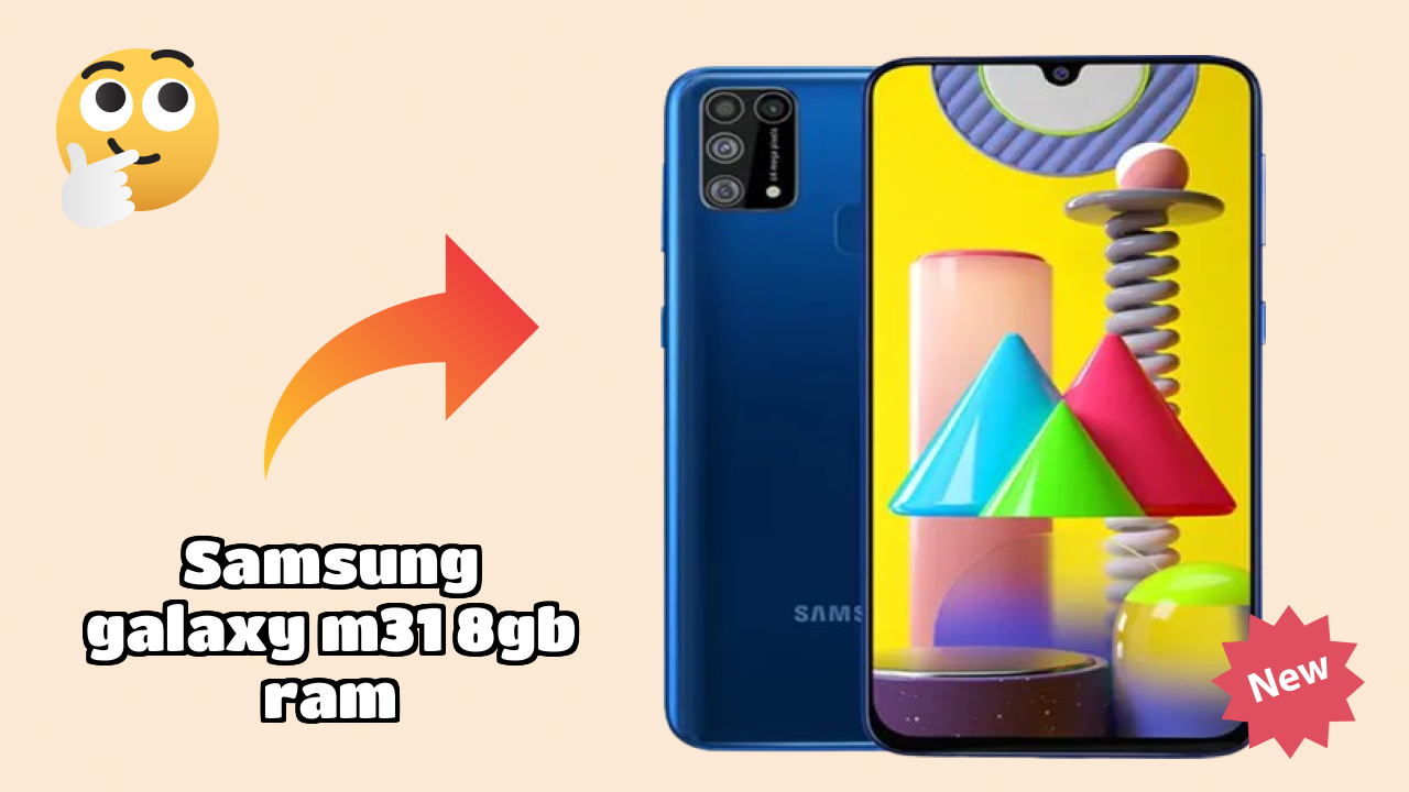 Samsung Galaxy M31 8GB RAM Performance: 8 GB RAM Multitasking